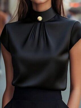 ock Neck Tops for Womens
